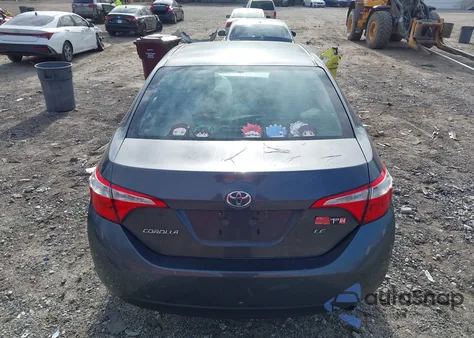 2016 Toyota Corolla Le из США, поврежденный, VIN 2T1BURHE7GC634665